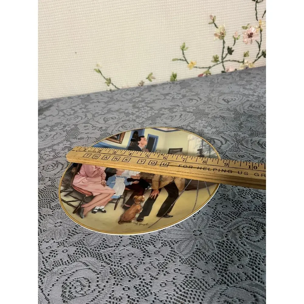 Gorham Family Portrait Collector Plate Michael Hagel 1985 American Family